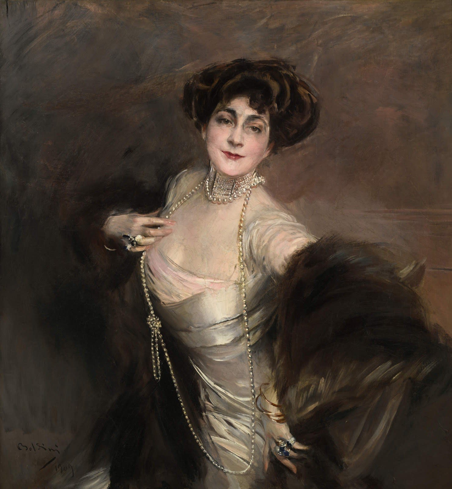 Portrait of Mary (née Reynolds) Diaz-Albertini (1855–1933)